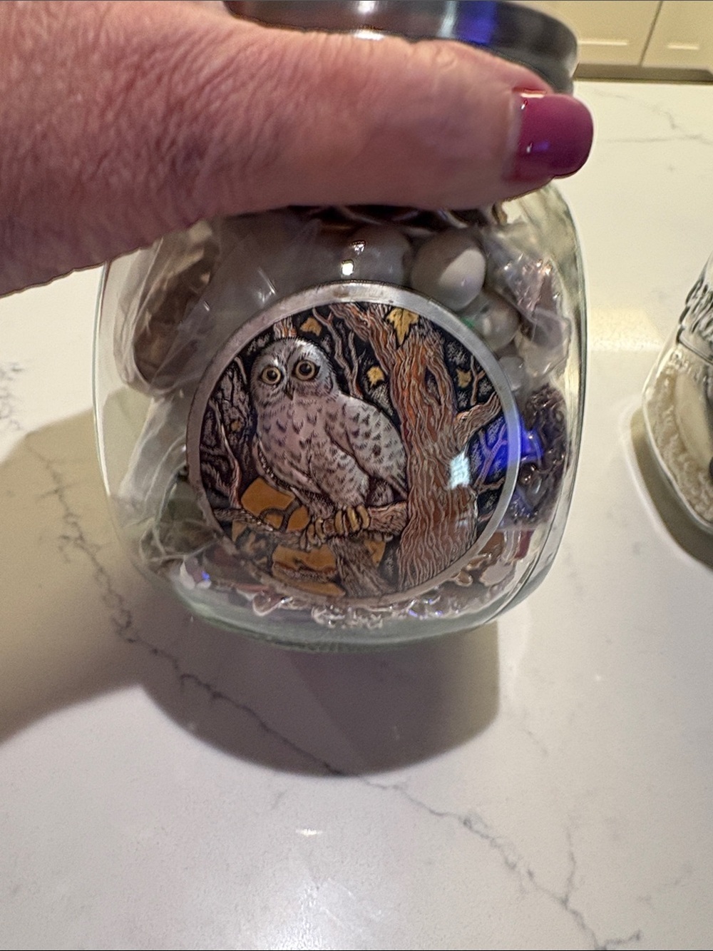 Mixed Costume Jewelry Jar - Pearls, Rhinestones & Colorful Beads H - Picture 3 of 7
